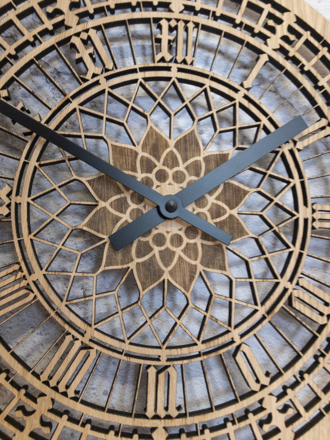 Big Ben Clock - real oak face - London Gift - large wall clock