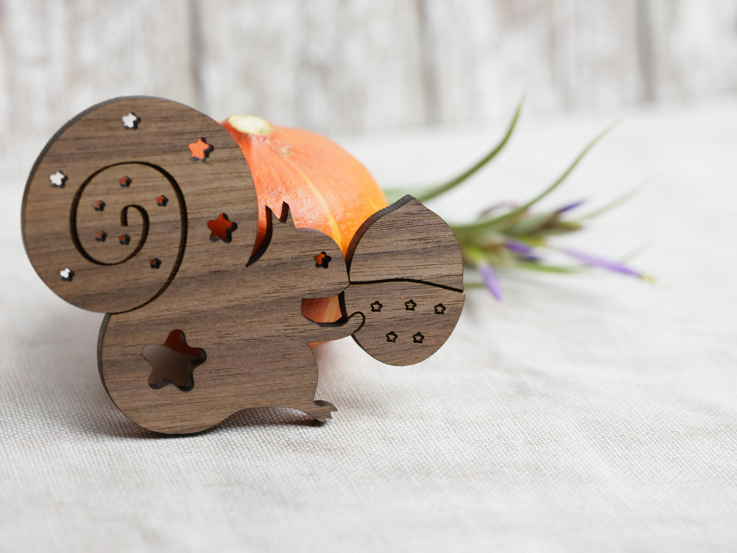Squirrel coaster - wood coaster - housewarming gift - secret santa