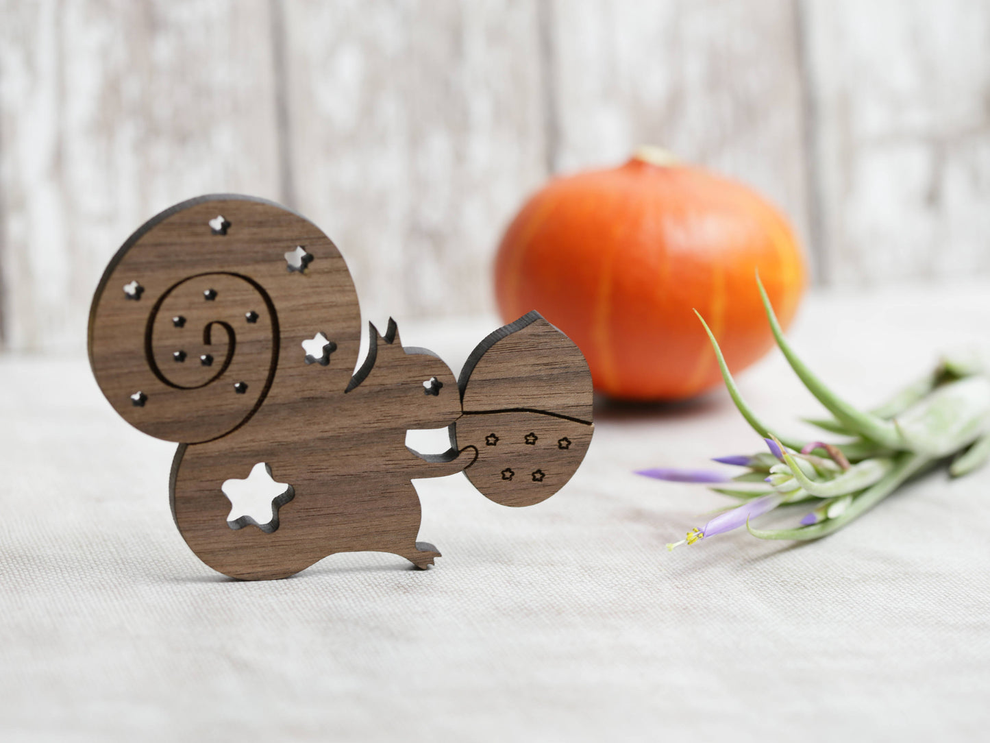 Squirrel coaster - wood coaster - housewarming gift - secret santa