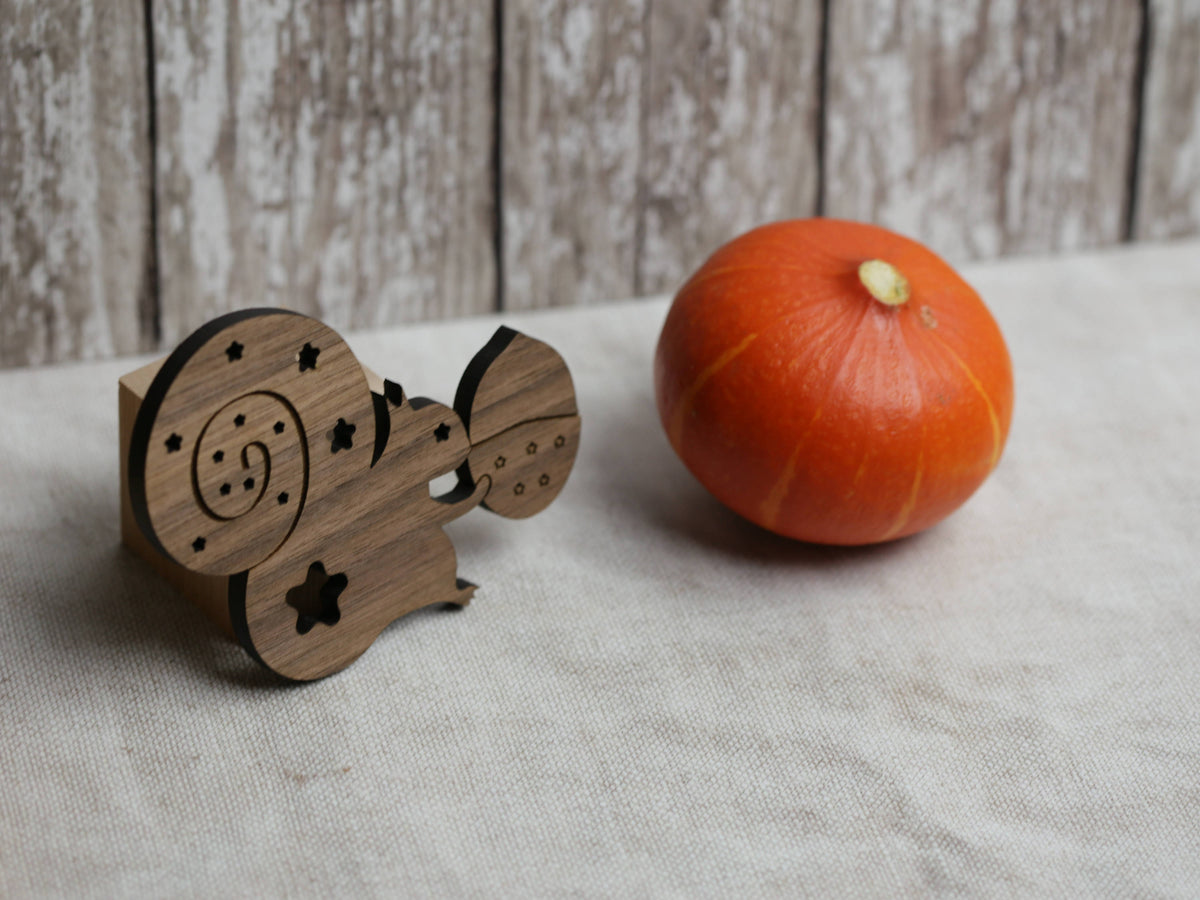Squirrel coaster - wood coaster - housewarming gift - secret santa